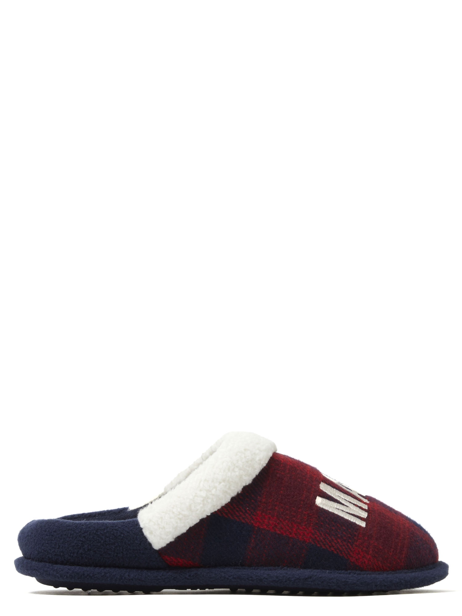 Dearfoams Cozy Comfort Women's Mama Bear Plaid Clog Slippers