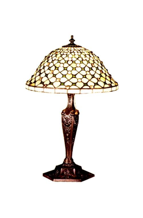 22"H Diamond & Jewel Table Lamp