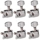 thumbnail image 1 of Yuarrent Clavijas de afinación de cabeza de máquina semisellada para guitarra electrónica de 6 piezas, perilla de sintonizador de 6 cuerdas, accesorio Artesanía 6 Derecha Yuarrent HA060579-02, 1 of 6