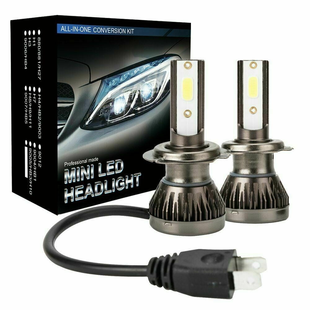 2X HB4 9006 LED Headlight Lamp Light Bulbs Conversion Kit 200W 20000LM HID 6000K