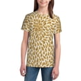 thumbnail image 3 of Wukai Gold Drops Youth Unisex Short Sleeve T-Shirt for Boys, Girls, Teens, and Kids-Large, 3 of 7