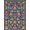 Navy Blue Multi, Pattern 20, variant on Design&I 8'x10' Washable Area Rug Extra Large Skid-Resistant Low Profile Ocean Whale Octopus Starfish Cartoon Animals Under Classroom Flowing Dynamic for Living Room, Family
