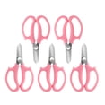 thumbnail image 3 of Flower Scissors,5 Piece Scissors All Purpose Tools Shears With Floral Shears Plant Scissors Stainless Steel Piece Flower Scissors All Purpose Shears Stainless Steel Floral Handle 5pcs, 3 of 7