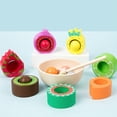 thumbnail image 1 of Bolas de arcoíris en tazas, juego de clasificación de colores, conteo de habilidades s finas, juguetes de educación temprana para niños, regalos Baoblaze Bolas en tazas, 1 of 8