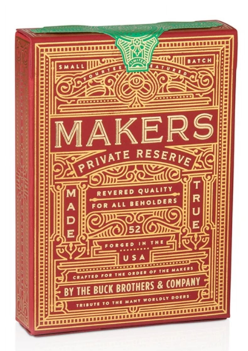 Makers, Private Reserve - Red Playing Cards by Dan & Dave