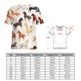 thumbnail image 2 of Cool Horse Women T-Shirt Classic O Neck T-Shirts Short-Sleeve Trendy Animal Print Design Tshirt Casual Clothing, 2 of 5