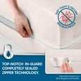 thumbnail image 2 of Guardmax Jersey Knitted California King Zippered Mattress Encasement - Waterproof & Bed Bug Proof Mattress Protector - Comfortable, Soft, and Noiseless Zippered Bedding - Dust Mite Proof (72x84 x12), 2 of 7