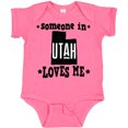 thumbnail image 3 of Inktastic Someone in Utah Loves Me Vacation Boys or Girls Baby Bodysuit, 3 of 5