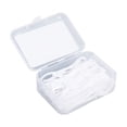 thumbnail image 1 of EeaseMX 50 unidades/caja de plástico para quitar manchas, herramientas de limpieza, hilo dental, palillo de dientes, cepillo limpiador (blanco), 1 of 7