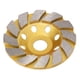 thumbnail image 3 of Muela abrasiva de hormigón de 4 pulgadas, disco de pulido de copa de diamante de 12 segmentos de alta resistencia Turbo Row, 3 of 14