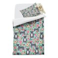 thumbnail image 2 of Cute Pitbull Terriers Dog and Flowers Duvet Cover and Pillowcase Set for Single Bedding, Bedroom Accessories for Kids Teens, 2 of 5