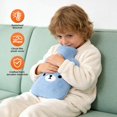 thumbnail image 3 of Bolsa de agua caliente samply con funda de polar, oso lindo, 3 of 6