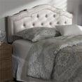 thumbnail image 2 of Bowery Hill Modern Tufted Full Panel Headboard in Grayish Beige, 2 of 6