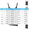 thumbnail image 3 of Sheghy Cotton Tank Top Women Plus Size 100%Cotton Modal Striped Cami, V Neck Sleeveless Casual Spring Summer Top Black M, 3 of 5