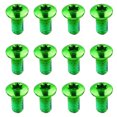 thumbnail image 2 of AURORA TRADE 12Pcs Bolany Chainring Bolts Anti-rust Fade-less Bike Parts Bike Crank Fixing Bolt Kit MTB Bike M5 x 10mm Stainless Steel Fixing Screws Cycling Accessory Part Tool, 2 of 8
