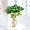 thumbnail image 4 of Ramo de rosas artificiales Hananona Silk Green, 12 unidades, San Patricio, 4 of 7