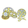 thumbnail image 1 of Le Cadeaux 16 Piece Luxury Melamine Dinnerware Set, Service for 4 (Palermo), 1 of 4