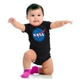 thumbnail image 4 of NASA Meatball Classic USA Space Logo Romper Boys or Girls Infant Baby Brisco Brands 12M, 4 of 7