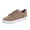 Khaki, variant on Willtoo Women's Fashion Sneakers, Orthopedic Round Toe Lightweight Shoes, Lace-Up Low-Top Casual Shoes Arch Support Platform Sole Walking Shoes