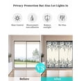 thumbnail image 4 of Window Privacy Film Navy Botanical Stained Glass Window Film Decorative Sun Block Window Cover Blue Dragonfly Flower Leaf Retro Style Window Clings Static Adhesive Sticker for Bathroom 17.7"x39.3", 4 of 7