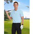 thumbnail image 2 of Iceglad Golf Shirts for Men Short Sleeve Dry Fit Print Performance Moisture Wicking Polo Shirt, 2 of 7