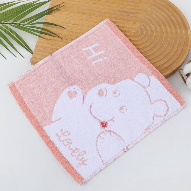 Toalla de algodón Xihbxyly para bebés suave y absorbente cuatro colores