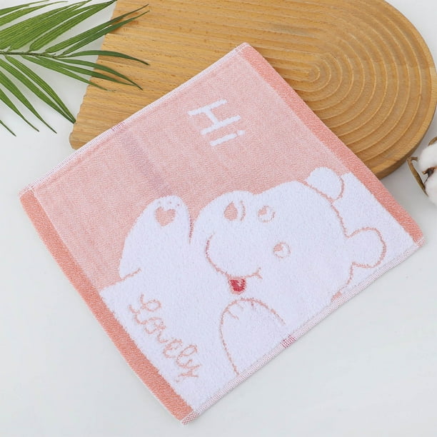 Toalla de algodón Xihbxyly para bebés suave y absorbente cuatro colores