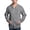 Graphite Gray, variant on - Warrior Yoga Pose: Zip Hoodie - Zip Hoodie, Classic Hooded Sweatshirt with Metal Zipper