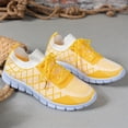 thumbnail image 4 of YOUYEDIAN Orthopedic Dress Shoes for Women Arch Support Non Slip Slip on Golf Shoes Lightweight Knitted Mesh Stretch Server Shoes Comfort 2026 New Foam Shoes (Yellow), 4 of 6