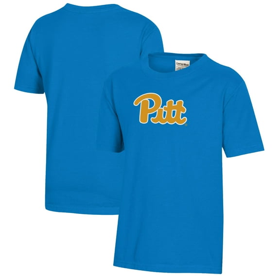 Youth Royal Pitt Panthers Logo Comfort Wash T-Shirt