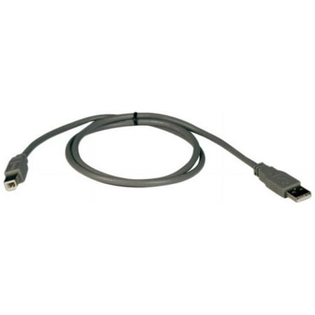 Tripp Lite U021-003 Black USB2.0 A/B Device Cable (A Male to B Male)