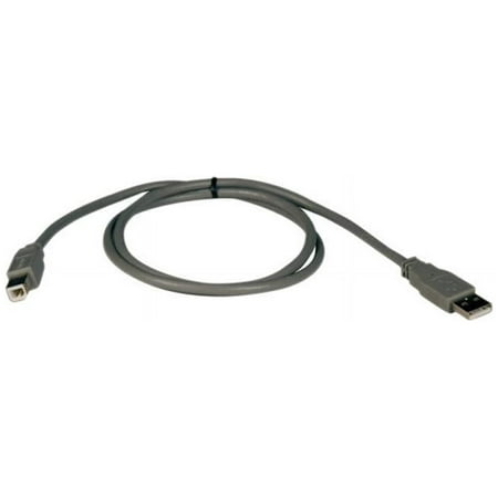 UPC: 0037332119421 | Tripp Lite U021-003 Black USB2.0 A/B Device Cable (A Male to B Male)