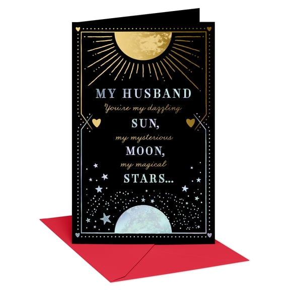 American Greetings Valentine's Day Card for Husband (Magical Stars)