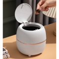 thumbnail image 4 of OUSITAID Trash Can  Storage Bucket Office Desktop Waste Bin Plastic Kitchen Garbage Organizer with Lid  Orange, 4 of 10