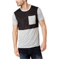 thumbnail image 1 of GUESS Camiseta básica de ante sintético para hombre, gris, mediana Guess Camiseta básica, 1 of 2