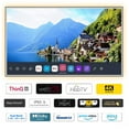 thumbnail image 4 of Elecsung 43 inches Mirror TV with LED Light 4K Screen Decoration Makeup LED Mirror webOS Built-in ATSC DTV Tuner Voice Control Alexa, 4 of 11