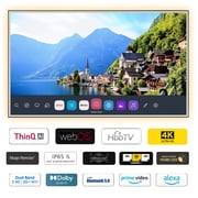 Elecsung 43 inches Mirror TV with LED Light 4K Screen Decoration Makeup LED Mirror webOS Built-in ATSC DTV Tuner Voice Control Alexa