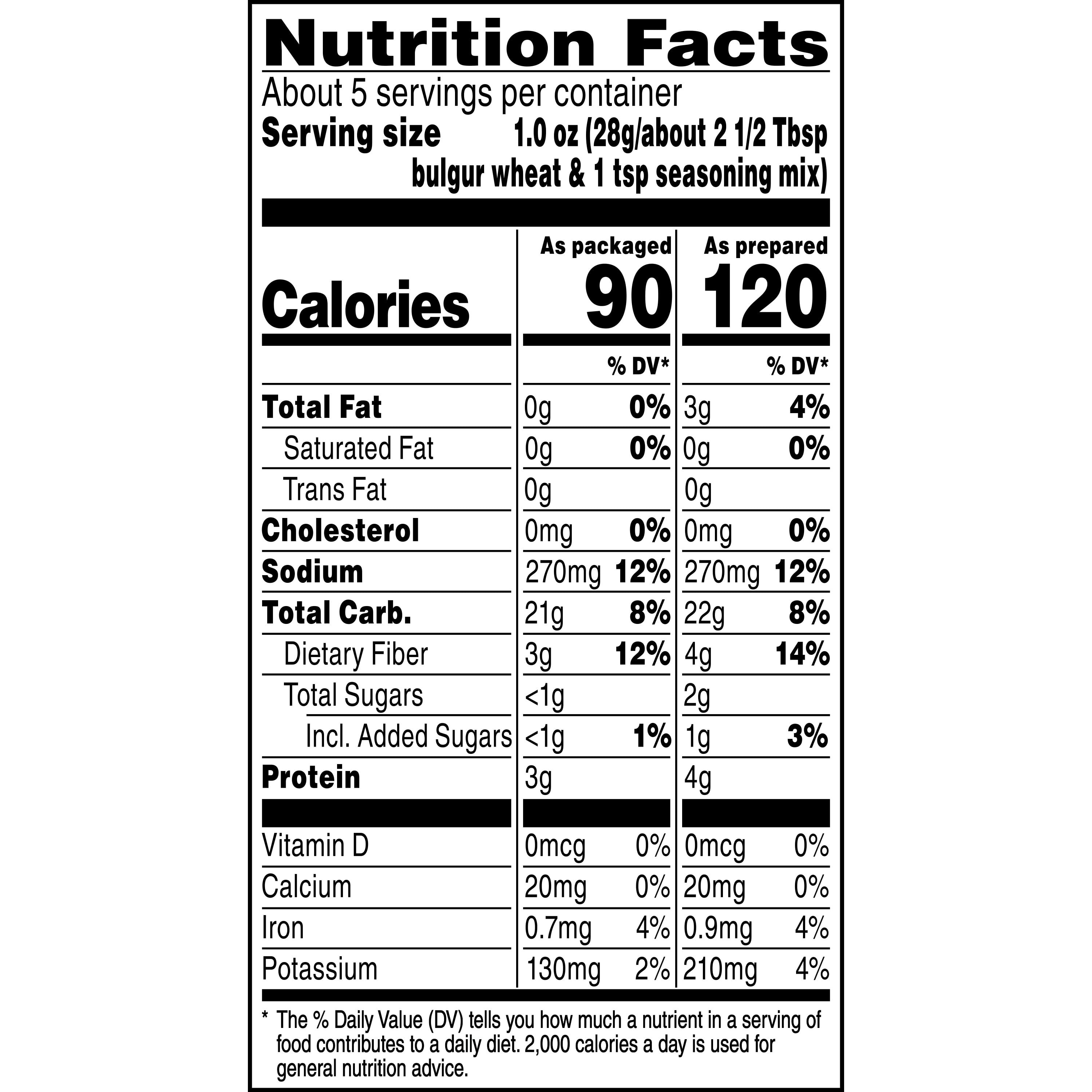 Near East® Tabouleh Whole Grain Salad Mix 5.2 oz. Box