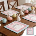 thumbnail image 5 of Wozhuo Easter Bunny Paper Napkins Holiday Party Decorations 20 Count Pack, 5 of 7