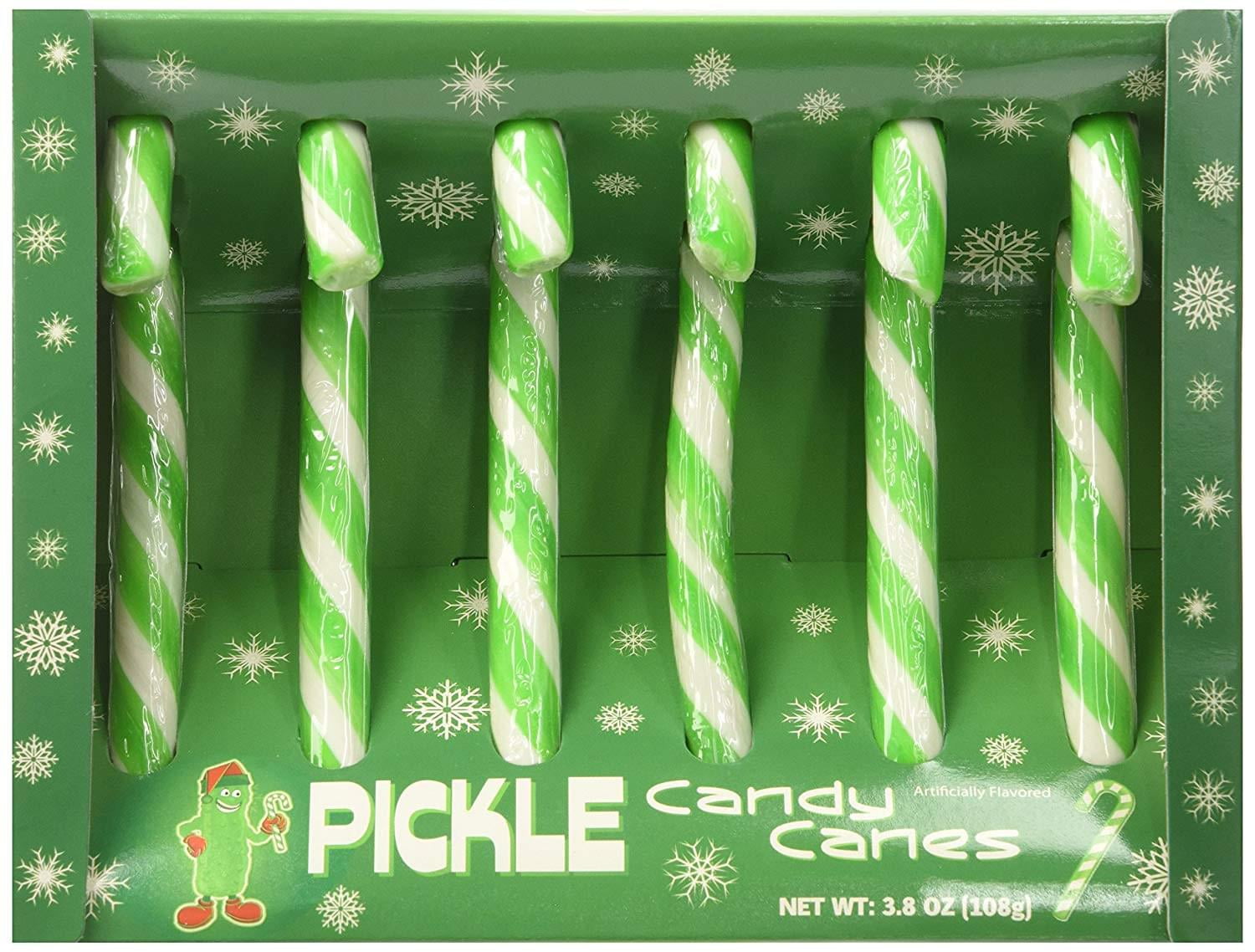 Fancy Pickle flavored Candy Canes, 3.8 OZ - Walmart.com