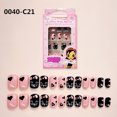 thumbnail image 3 of 1 Pack 24pcs Children Full Cover False Nail Fake Nail Artificial Tips Cartoon Design, 3 of 7