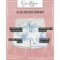 thumbnail image 2 of Jessica Simpson Girls' Shorts - 5 Pocket Stretch Denim Jean Shorts - Distressed Denim Acid Washed (7-16), 2 of 8