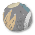 thumbnail image 1 of Gray s Art Pattern Round Throw Pillow Home Decoration Cushion, 1 of 3