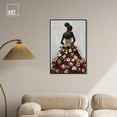 thumbnail image 3 of Girl Wearing Garden Grace I Canvas Ebony Portrait Art by Art Remedy, Black Frame, 24" x 36", 3 of 7