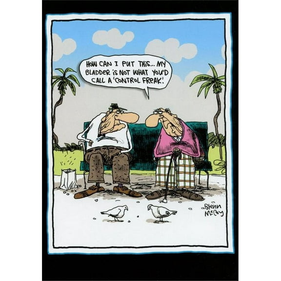 Nobleworks Control Freak Funny / Humorous McCoy Bros Birthday Card