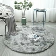 thumbnail image 6 of Circle Round Shaggy Rug Living Room Bedroom Carpet Floor Fluffy Mat Anti-Skid, 6 of 6