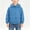 Blue, variant on Boys' Zip Up Hooded Jacket Long Sleeve Loose Elastic Cuffs Dual Side Hand Pockets Thin Light Fabric for Spring Outings Autumn Outdoor Activities 4-13 Years Blue 12-13 Years