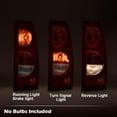 thumbnail image 6 of CROSSDESIGN Rear Brake Lamps Tail Lights Fit for 2003-2006 Chevy Silverado, 6 of 9