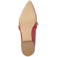 thumbnail image 6 of Journee Womens Cait Textured Material Slip On Mary Jane Flats, Widths Available, 6 of 10