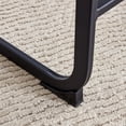thumbnail image 3 of Black Metal - framed Chairs - Comfort for Prolonged Sitting - Counter and Dining Table Use - Anti - slip Floor Feet (Set of 2), 3 of 6